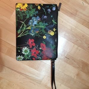 Alice and Olivia floral clutch